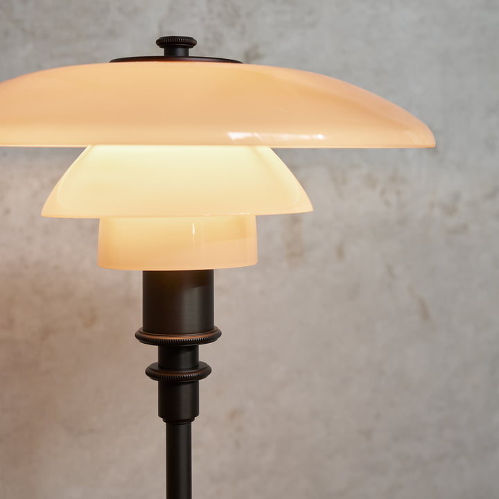 Louis Poulsen - PH 2/1 bordlampe, støvet terracotta (Limited Edition)