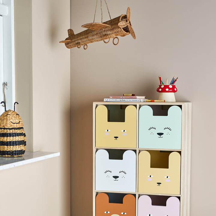 Bloomingville Mini - Calle reol med skuffer