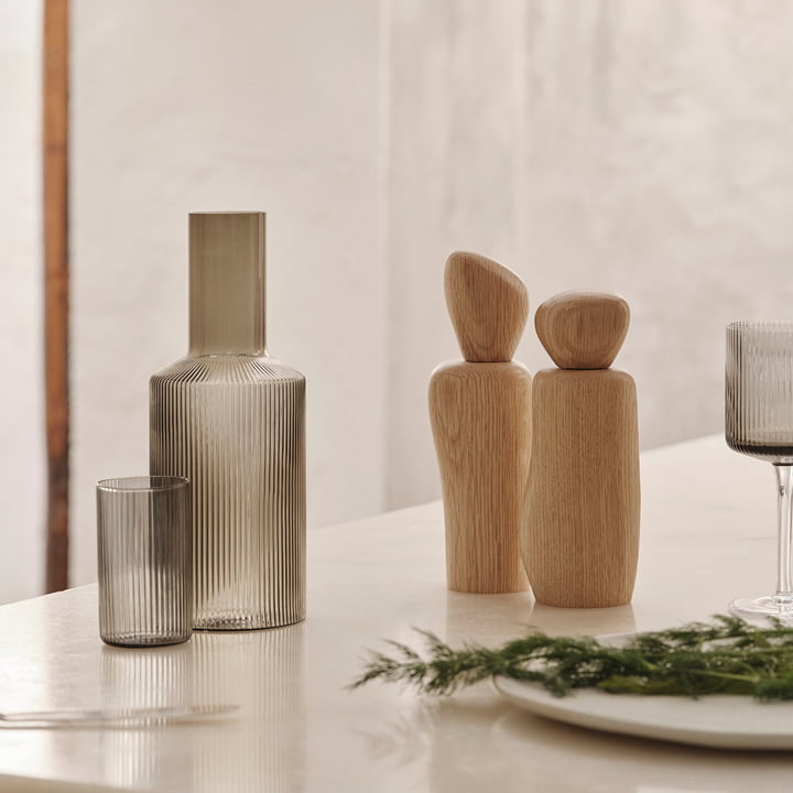 ferm Living - Cairn Grinder krydderimølle, eg