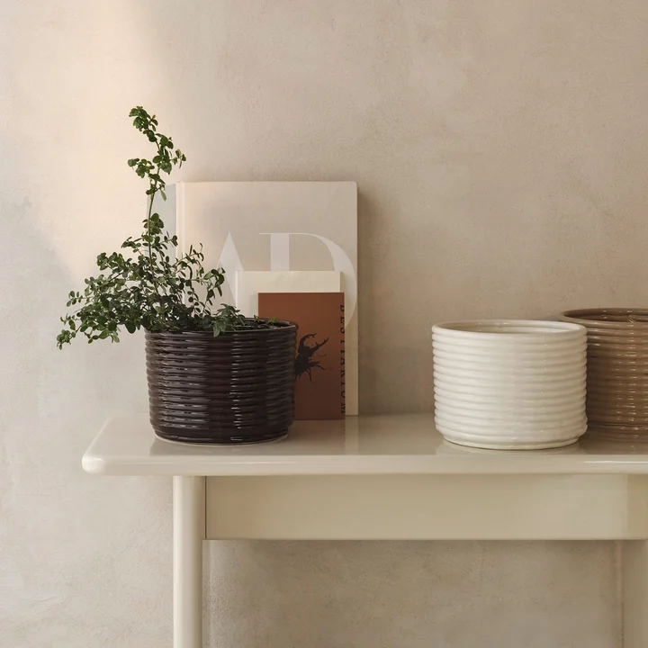 Ferm Living - Corduroy urtepotte, gruppe