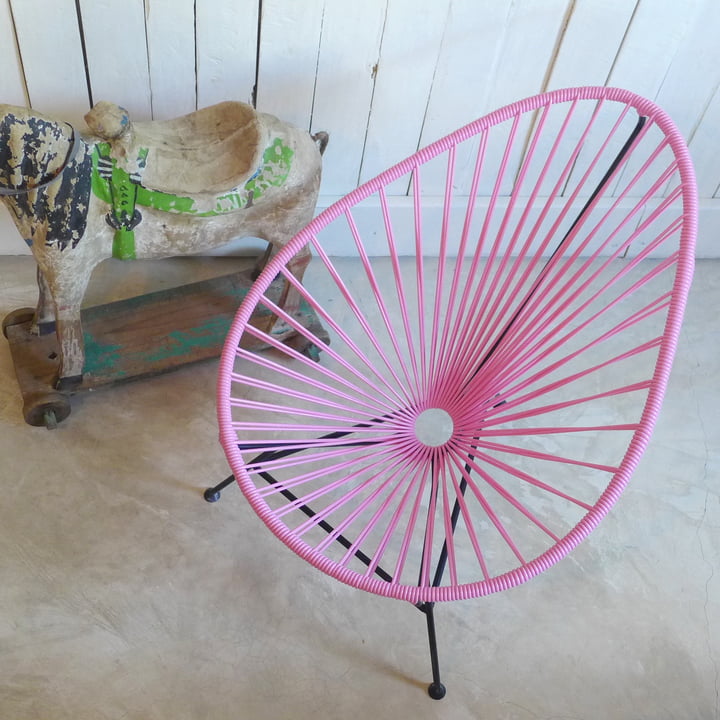 Acapulco Design - Acapulco Mini Chair til børn, pink/sort