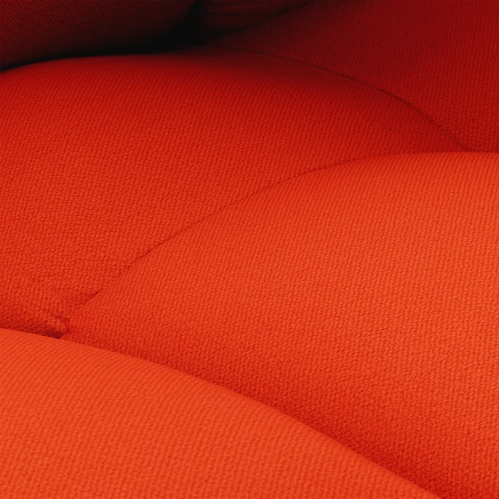 OUT Objekte unserer Tage - Sander sofa, ren orange (Vidar 4 0542 af Kvadrat/Raf Simons)