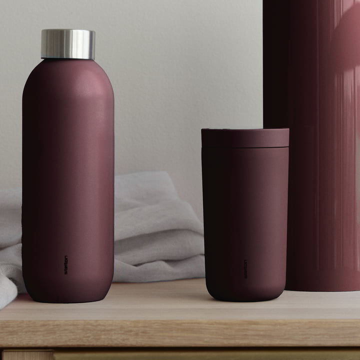 Stelton - To Go Click 0,2 l dobbeltvægget, berry