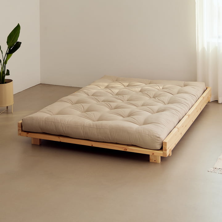 Karup Design - Socialseng, 140 x 200 cm, klar fyrretræ