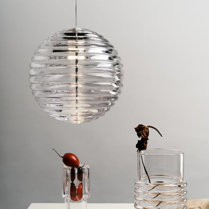 Tom Dixon - Press Sphere LED pendel, klar