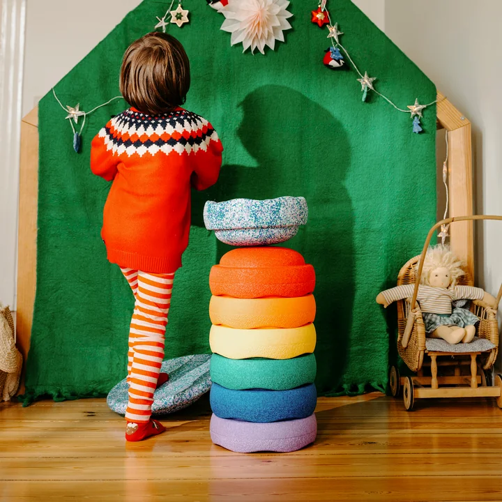 Stapelstein - Winter Special Rainbow Set komplet classic, multifarvet (sæt med 7)