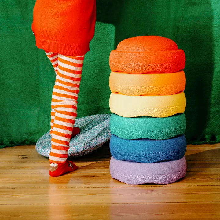 Stapelstein - Winter Special Rainbow Set classic, multicolor (sæt med 7)