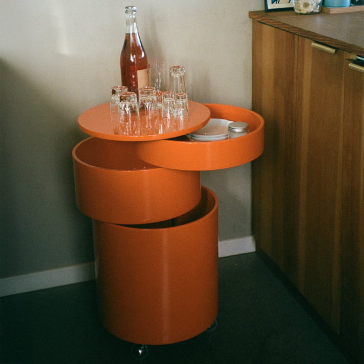 Verpan - Barboy trolley, skinnende orange (Limited Edition)