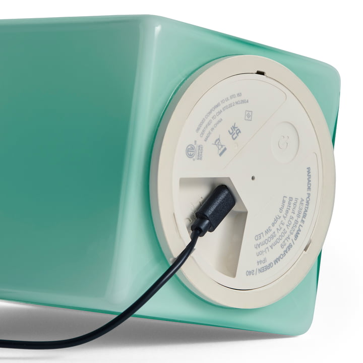 Hay - Parade Portable bordlampe 240, havskum grøn