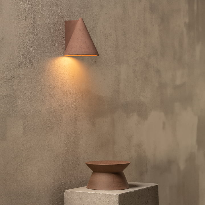 Serax - Primary Shape væglampe, mørkerød