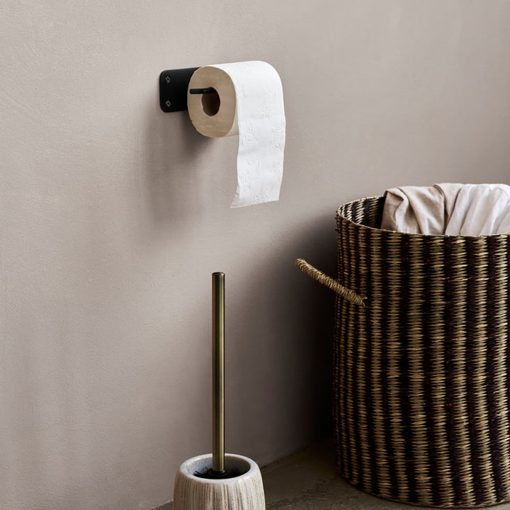 House Doctor - Pati toiletpapirholder, sort