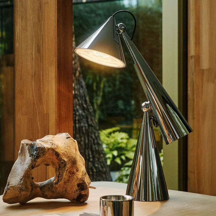 Tom Dixon - Pose Task LED bordlampe, sølv