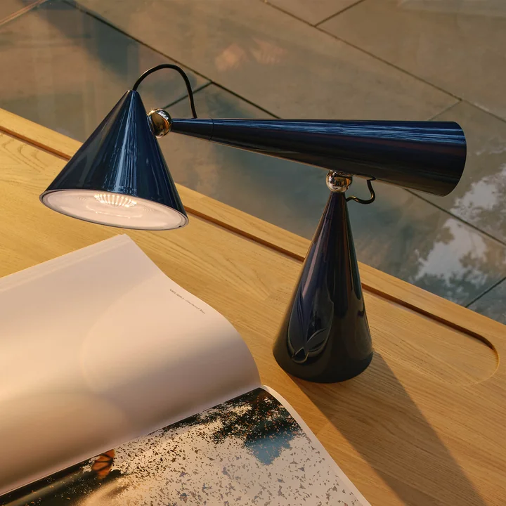 Tom Dixon - Pose Task LED bordlampe, indigo