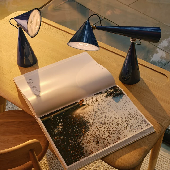 Tom Dixon - Pose Task LED bordlamper og LED bordlamper, indigo