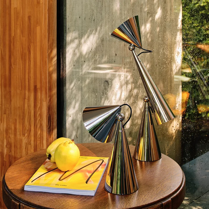 Tom Dixon - Pose Task LED bordlamper og LED bordlamper, sølv