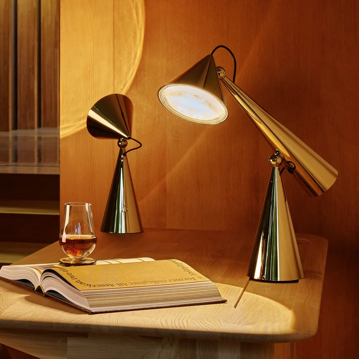 Tom Dixon - Pose Task LED bordlamper og LED bordlamper, sølv