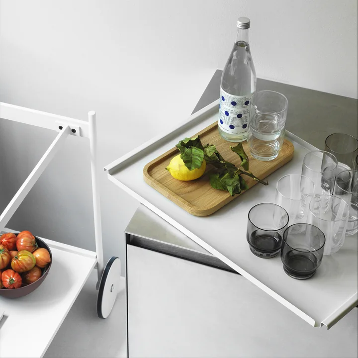 Normann Copenhagen - Rul Trolley, lysegrå