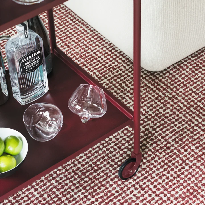 Normann Copenhagen - Rul Trolley, bordeaux
