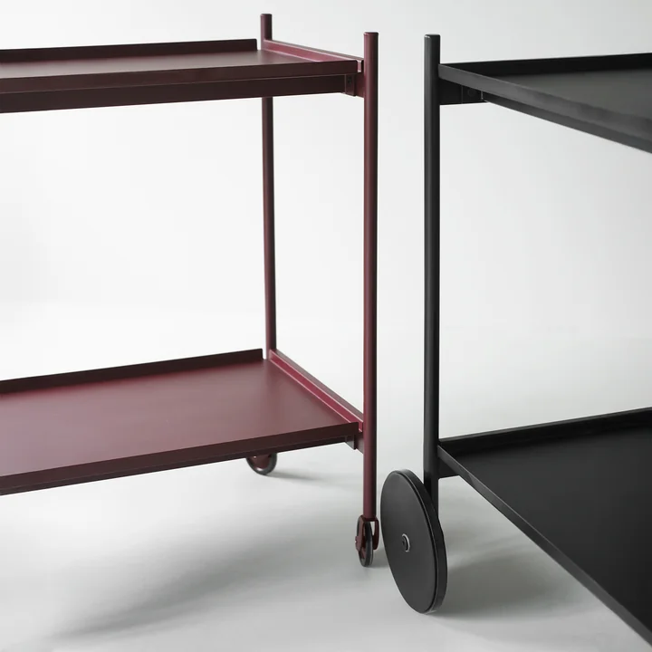 Normann Copenhagen - Rul Trolley, sort og bordeaux