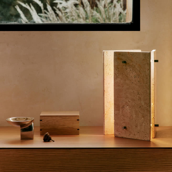 Ferm Living - Oeste LED bordlampe, sand