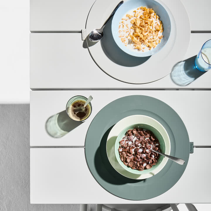 Fatboy - Place-we-met dækkeserviet, mørk salvie og lysegrå