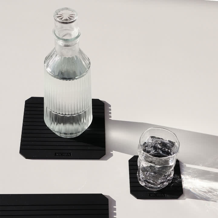 Nichba Design - Glasskånere S og M, sorte