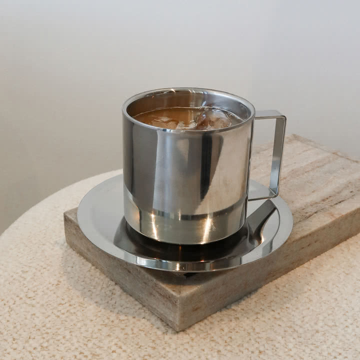 Nichba Design - Americano kaffesæt, rustfrit stål