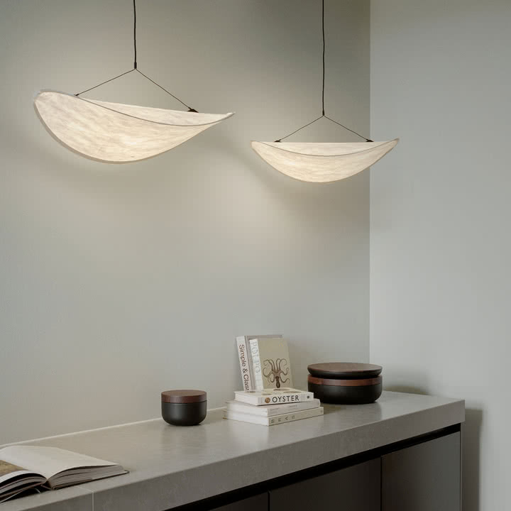 New Works - Tense LED pendel, 55 cm, hvid