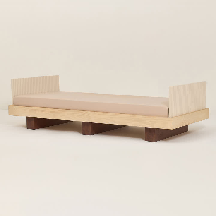 Nobodinoz x Heju - Daybed & Junior Bed 76 x 166 cm, naturlig ask