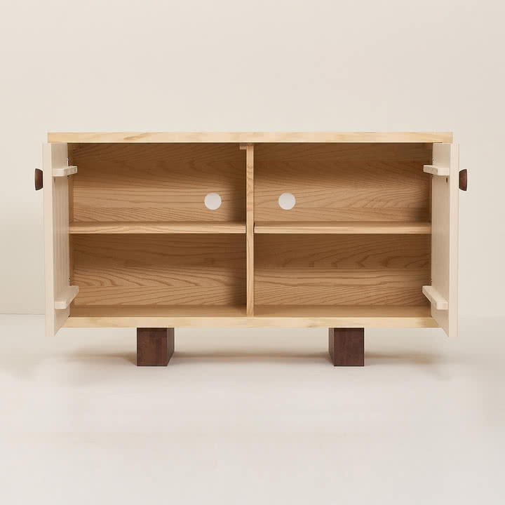 Nobodinoz x Heju - Skænk 70 x 120 cm, naturlig ask