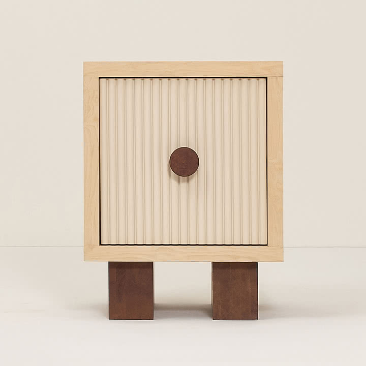 Nobodinoz x Heju - Sengebord H 52 cm, natur ask