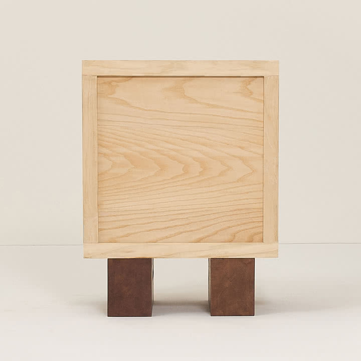 Nobodinoz x Heju - Sengebord H 52 cm, natur ask