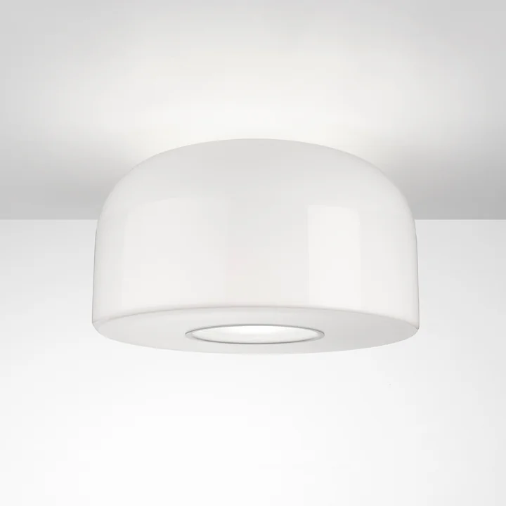 Flos - Bellhop Glass C2 loftslampe, hvid
