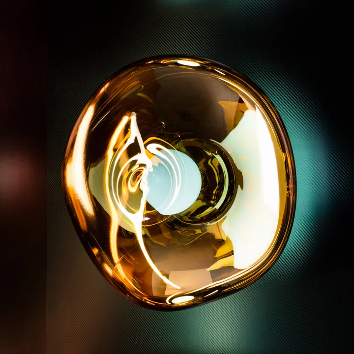 Tom Dixon - Melt LED væglampe / loftlampe, mini, 30 x 25 cm, guld