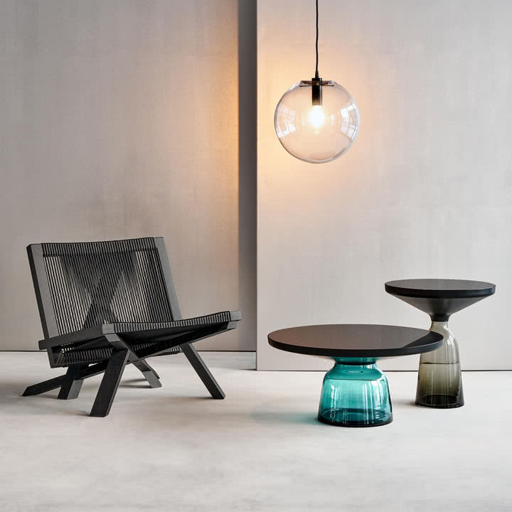 ClassiCon – Volkshaus Lounge Chair, sortbejdset eg/sort