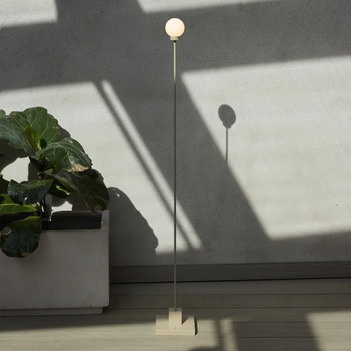 Northern - Snowball LED gulvlampe med batteri, gråbeige