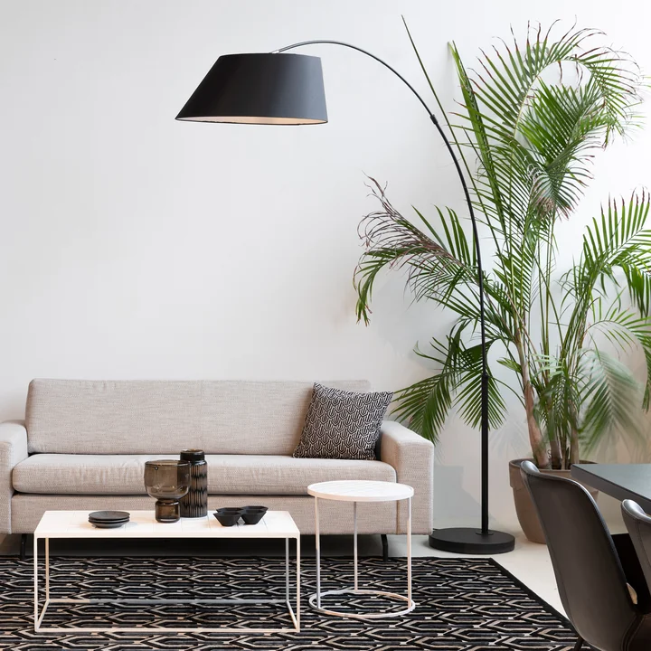 Zuiver - Arc gulvlampe, sort