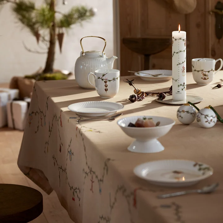 Kähler Design - Hammershøi juledug, sand