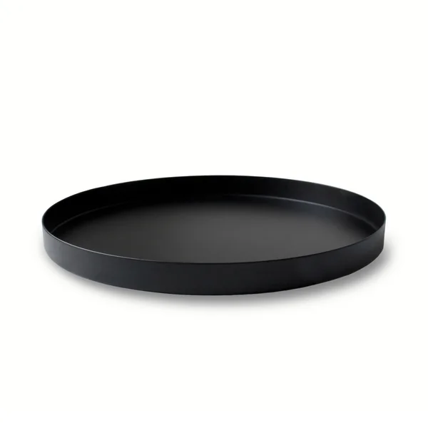 Sort dekorativ bakke 40 cm høj