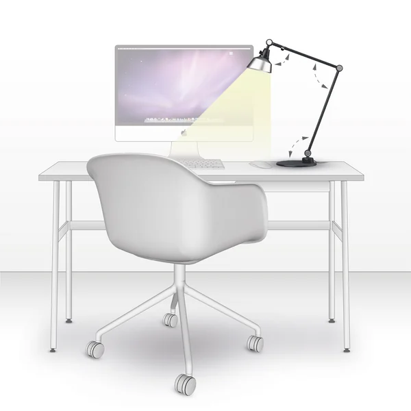 Bordlampe som arbejdsbelysning