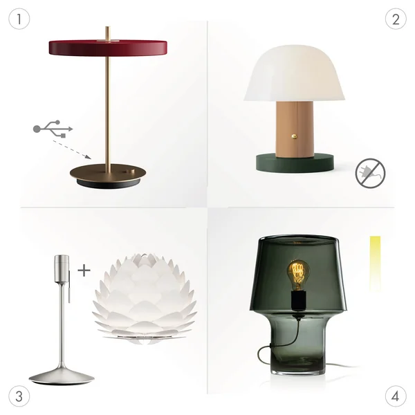 Ekstra til bordlamper