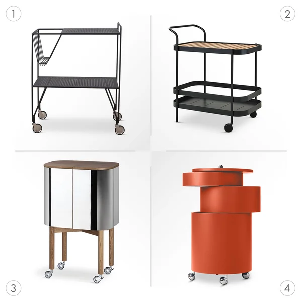 Trolley: multifunktionelle møbler