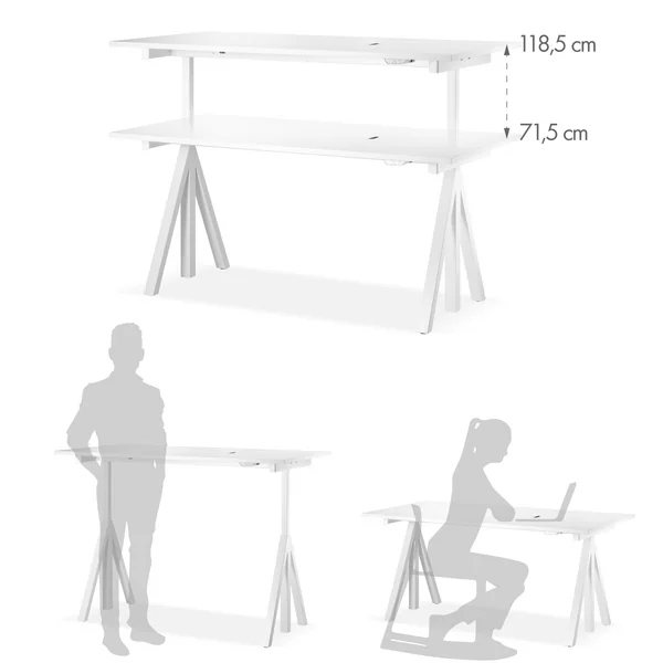 Højdejusterbart skrivebord - for mere sundhed