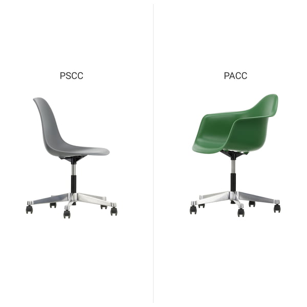 Vitra - Eames Plastic Stole - Hjemmekontor - PSCC, PACC